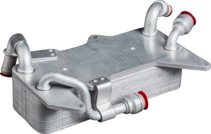 Quality  4H0317021H AUDI A6 C7 Aluminum Oil Cooler , Auto Parts Engine Oil Cooler factory